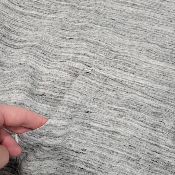 PINK Victoria's Secret hooded cropped sweatshirt Women's Size Small gray - Picture 6 of 8